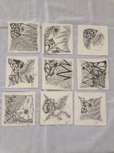 It is always so amazing to see the individual creativity that emerges when a group of people experience the same instructions and everyone's creation is so unique!  What joy!